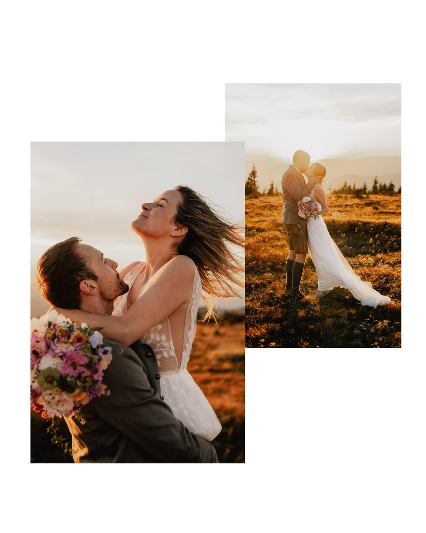 Brautpaar Collage